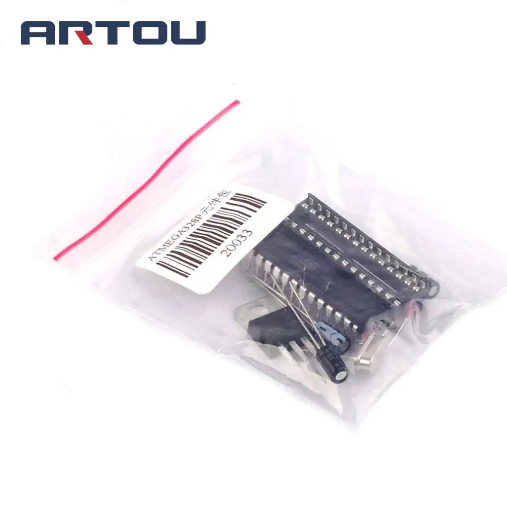 ATMEGA328P-PU загрузчик + DIP-разъем комплект кристаллов 16 МГц | Электронные компоненты и