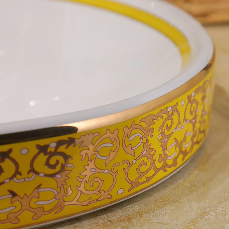 Полувстроенная чаша для ванной в винтажном китайском стиле | Обустройство дома