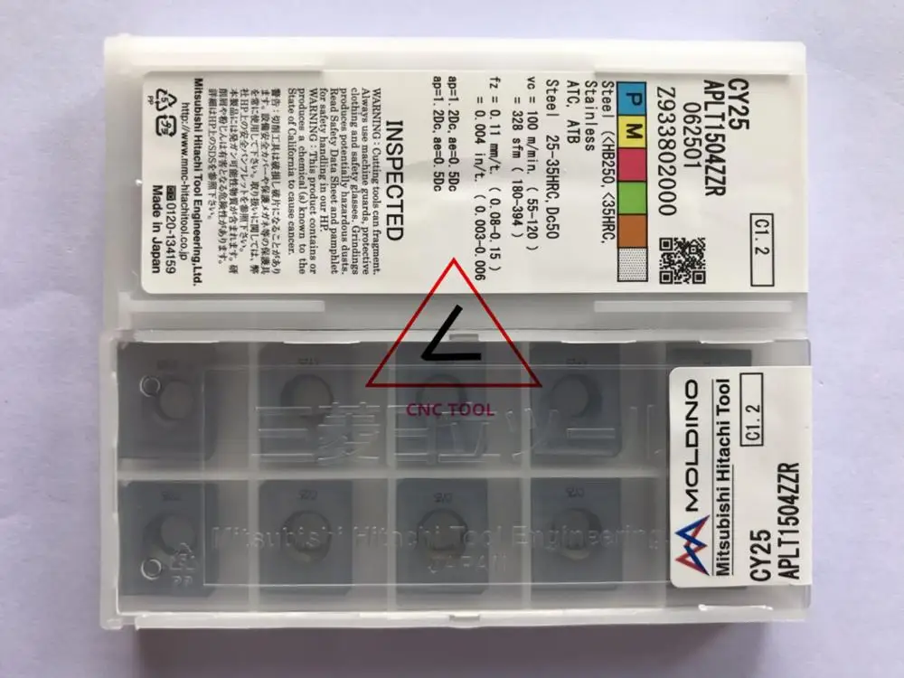 

Сменные пластины для резки Hitachi APLT1504ZZR CY25, 10 шт.