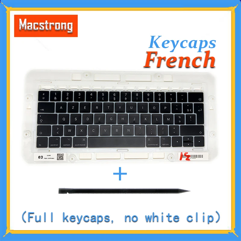 

Original A1706/A1707/A1708 French Keycaps For Macbook Pro/Air Retina 13" 15" A1932/A1990/A1989 FR Keys Replacement Keyboard