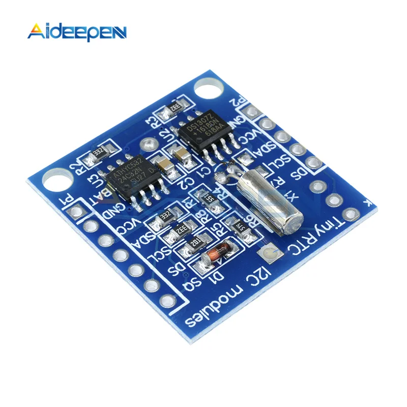 Модуль часов реального времени RTC DS1307 1 шт. IIC I2C интерфейс 51 AVR ARM PIC без батареи LIR2032