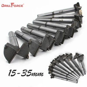 16 шт.компл. сверла с сердечником, профессиональные сверла для деревообработки Forstner, резак для древесины для вращающихся инструментов 15-35 мм