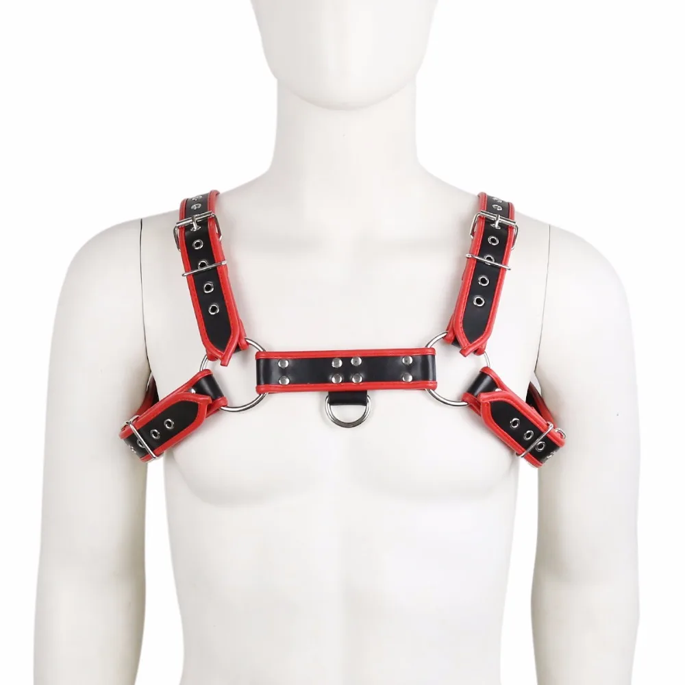 New adjustable PU Leather belt Body chest bondage restraint BDSM cage Exotic Accessories Tool harness Slave no vibrator sex toy | Красота и