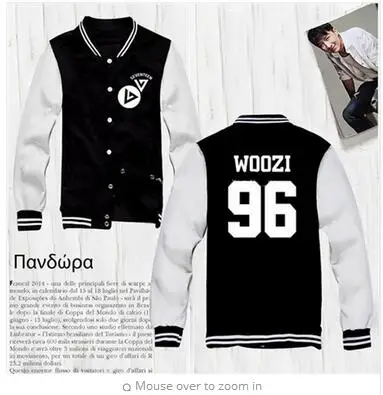Мужская бейсбольная одежда Seventeen Женский костюм для отдыха куртка k pop Seventeen17