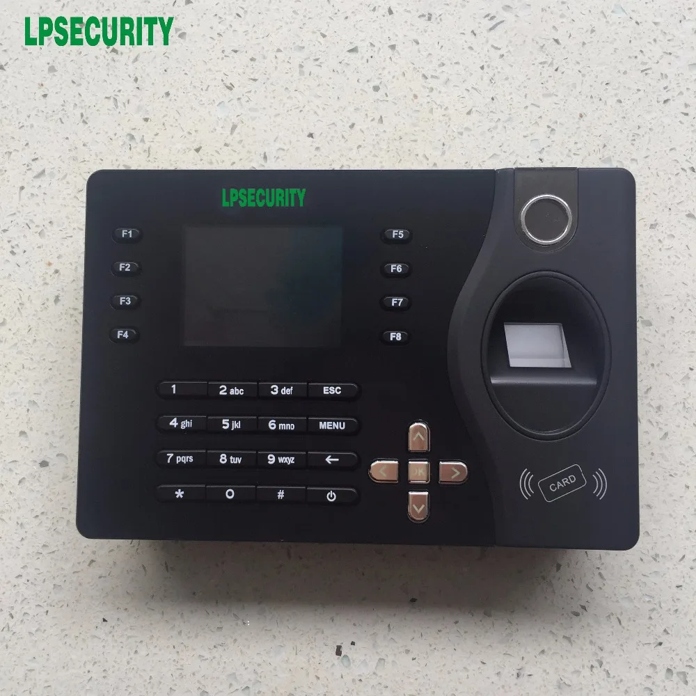 TCP/IP 2.4" Color TFT Fingerprint Attendance Biometric Time Recording Machine A-C081 | Безопасность и защита