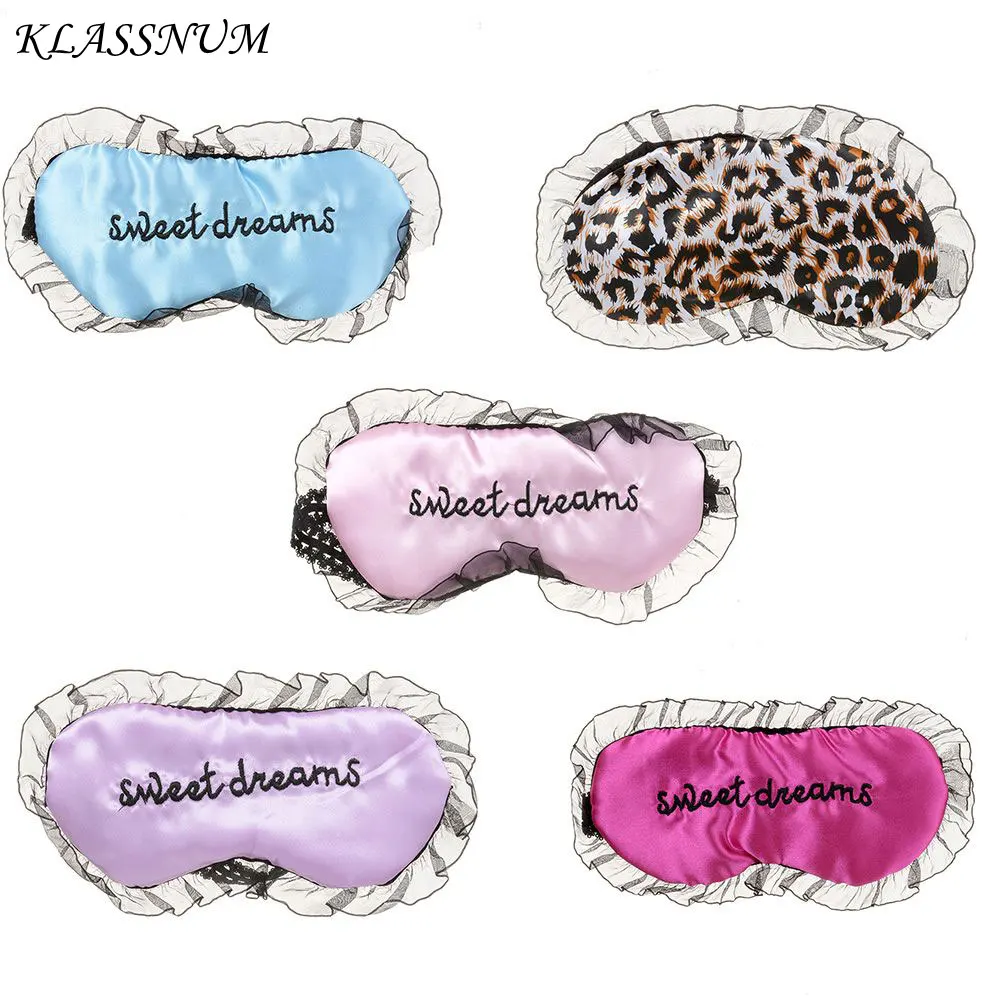 

Travel Soft Silk Filled Sleeping Aids Eye Mask Cover Shade Blindfold Rest Shield
