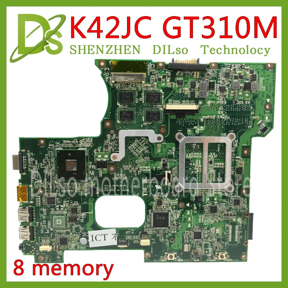 KEFU K42JC GT310M HM55 For ASUS X42J A42J K42J A40J Motherboard with 8 video card Test work 100% | Компьютеры и офис