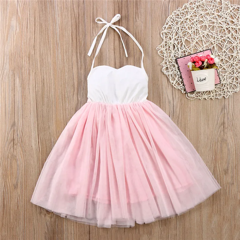 Girl Dress Princess Costume 2018 Brand Chiffon Kids Clothes Girls Dresses Solid Print Children | Детская одежда и обувь