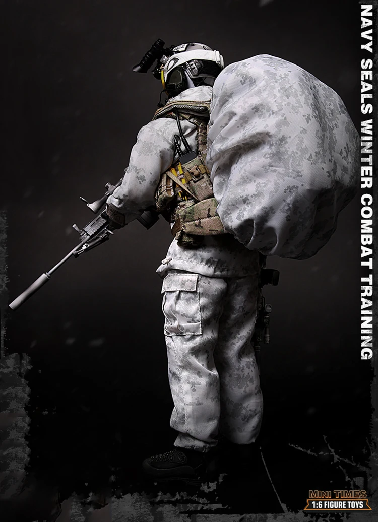 Коллекция 1/6, Полный Набор фигурок M011, морские котики, зимняя Боевая тренировка, Мужская фигурка, модель игрушки для фанатов, подарок на праздник