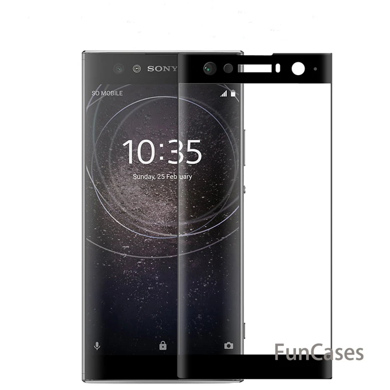 5D полностью изогнутое закаленное стекло для sony XA2 XA XA1 Ultra XZ2 Compact 3D Защита экрана