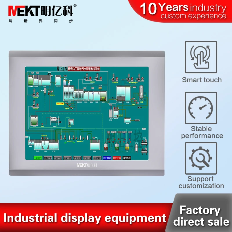 10 4 дюймовый все в одном ПК с емкостным сенсорным экраном мультисенсорный