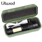 Z20 Litwod CREE XP-G Q5 Мини-ручка светильник светодиодный фонарик 3 режима масштабируемый регулируемый фокус фонарь портативный светильник