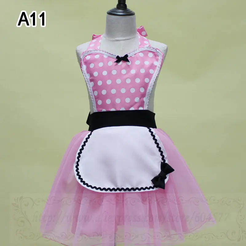 A11 Costumes for Girls Mermaid Snow White Elsa Costume Minnie Anna Cosplay Princess Tutu Apron for Halloween Christmas Easter Party - Цвет: A11