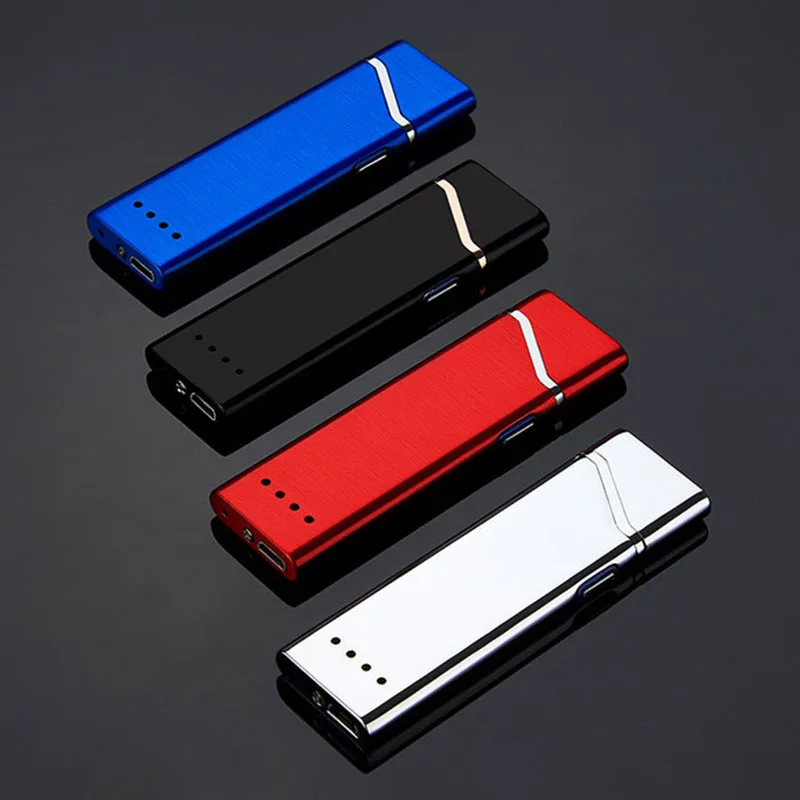 НОВАЯ тонкая Usb зарядка Зажигалка сенсорная Сенсорная Электронная для сигарет