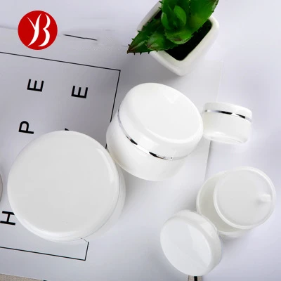 20/30/50/100/150/250g White Refillable Bottles Face Cream Container Empty Lotion Cosmetic Bottles Travel Use Makeup Jar