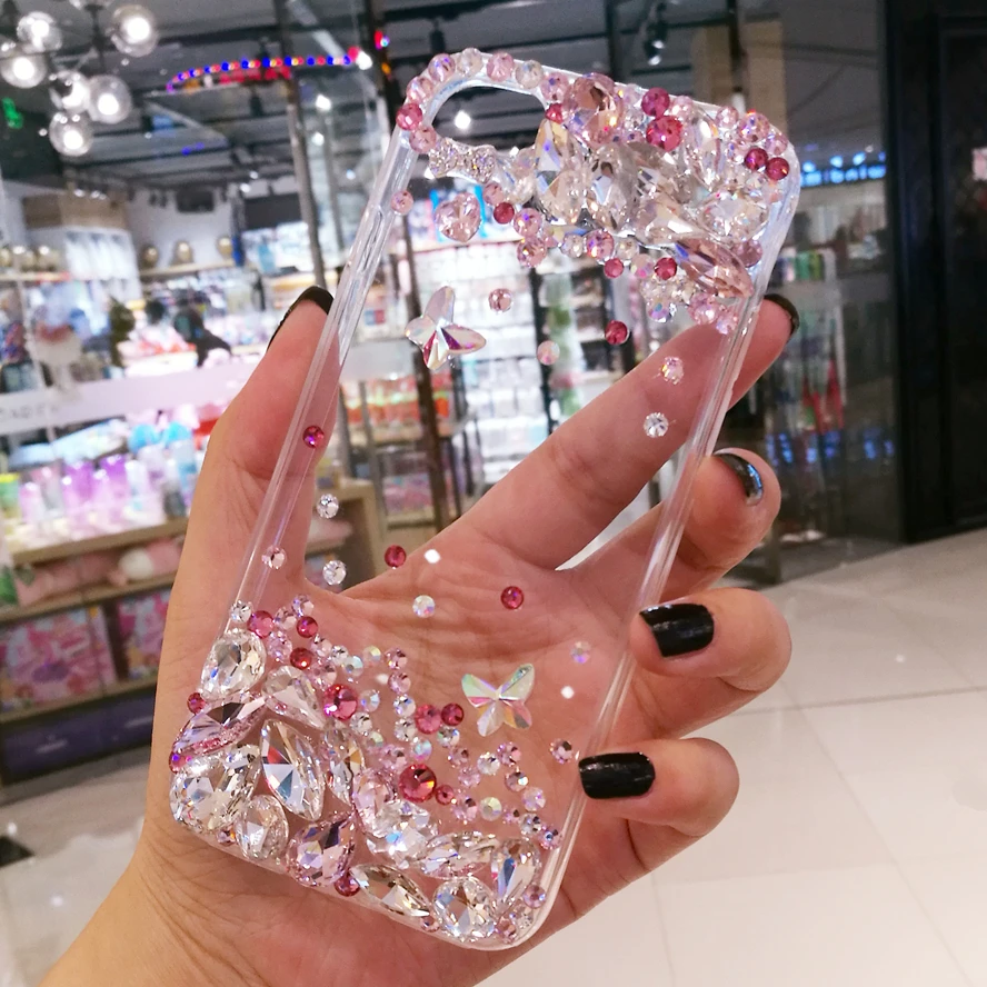 Розовый прозрачный чехол для телефона huawei mate 10 9 Pro Nova 3 3i 3E 2S 2 P20 P10 Plus Lite жесткий