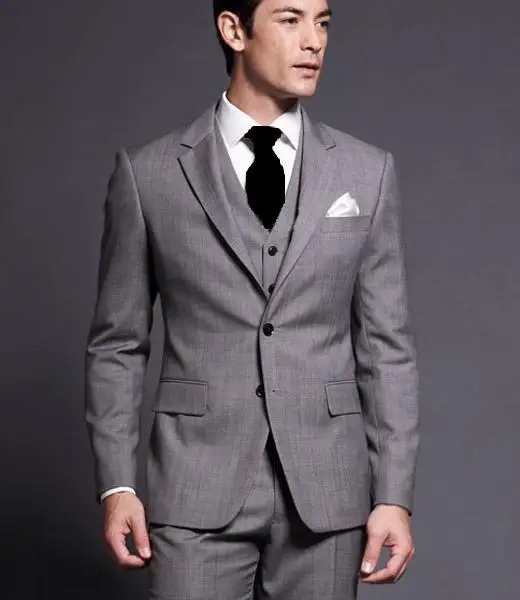 

Latest Design Mens Suits Groom Tuxedos Groomsmen Wedding Party Dinner Best Man Suits Blazer (Jacket+Pants+Vest+Tie) NO:1118