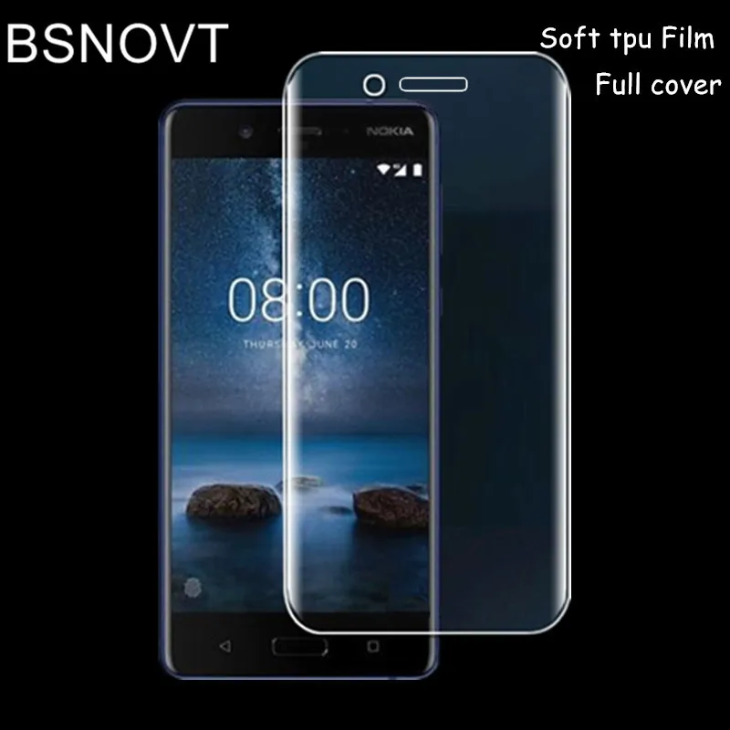 2 шт Полный экран протектор для Nokia 3 пленка из мягкого ТПУ анти всплеск мягкая