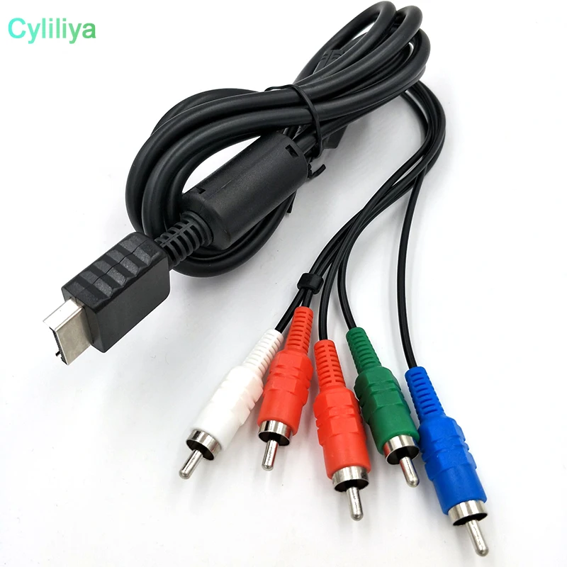 5 шт. 140 см компонентный 5RCA AV аудио видео HD ТВ кабель для Sony Playstation 1 2 3 PS3 PS2 PS1 пульт