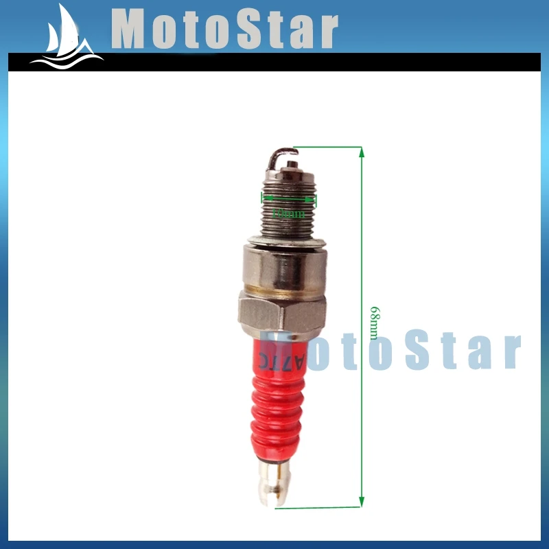 Гоночная катушка зажигания + Свеча A7TC для двигателя 50cc 70cc 90cc 110cc китайская Lifan Zongshen