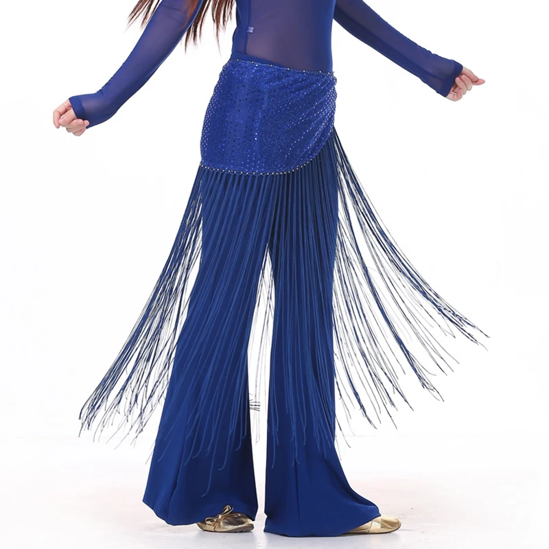 

The new Highlights exercise clothes fringed waist chain hip towel fringed Indian dance clothing costumes