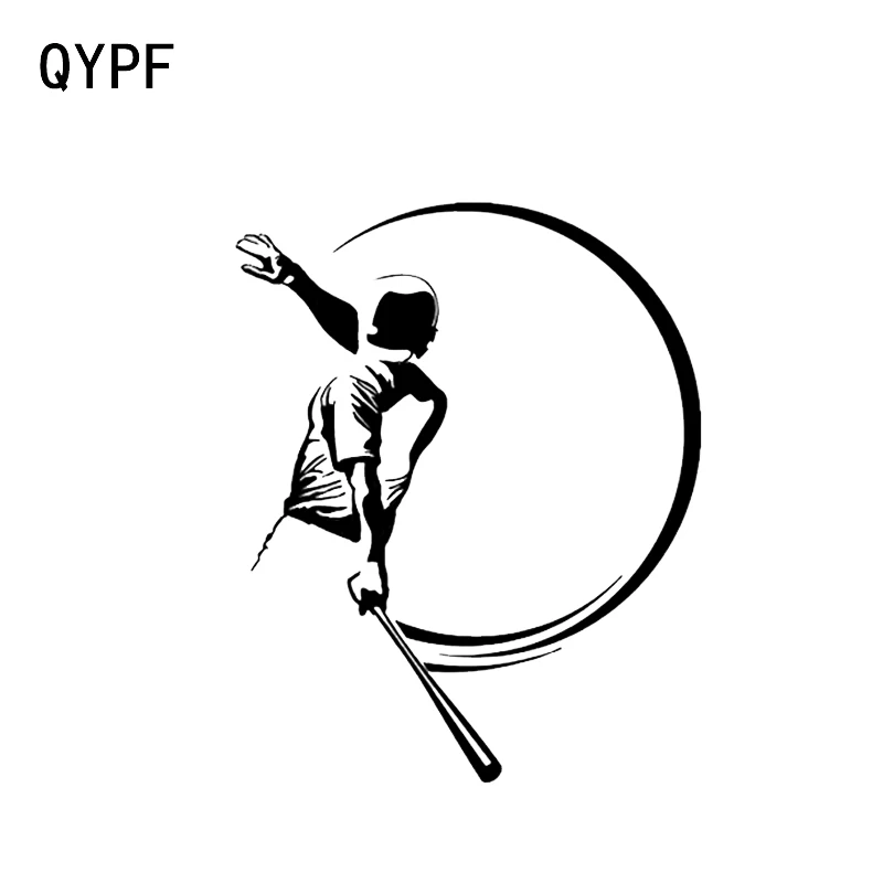 QYPF 11*13 8 см интересный бейсбольный Декор виниловые наклейки на машину аксессуары