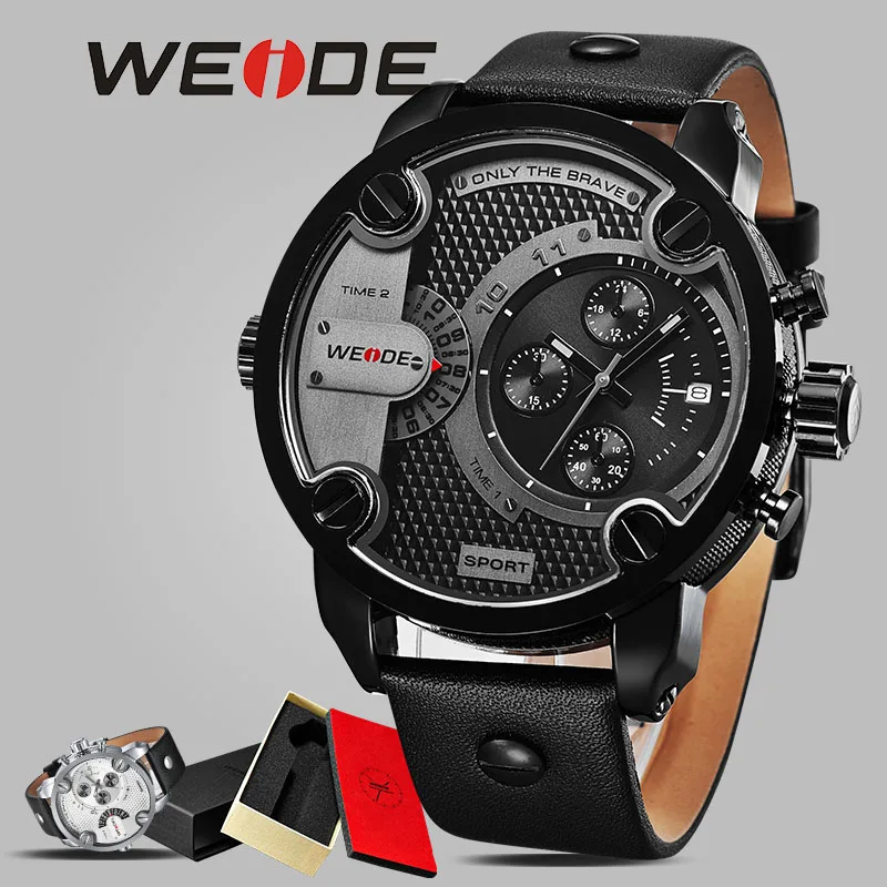 WEIDE повседневная мужская обувь из натуральной кожи мужские спортивные часы