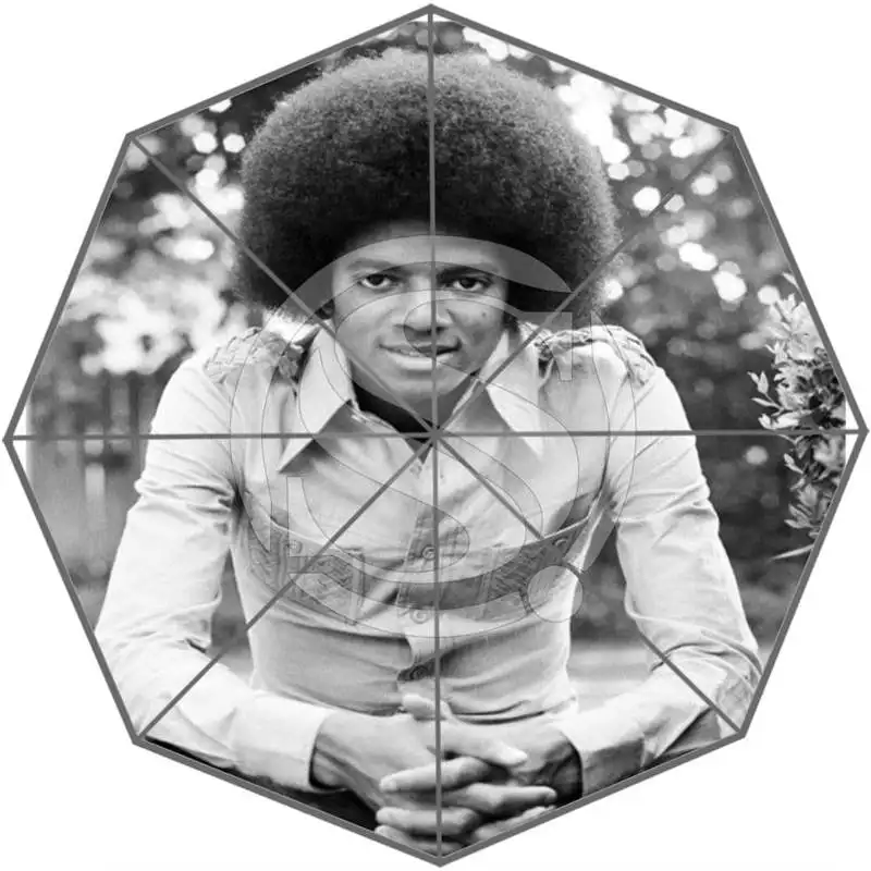 Новое поступление на заказ Майкл Джексон Лучший милый, симпатичный дизайн Портативный Модный стильный полезный складной зонт SQ0617-NN0009 - Цвет: Белый