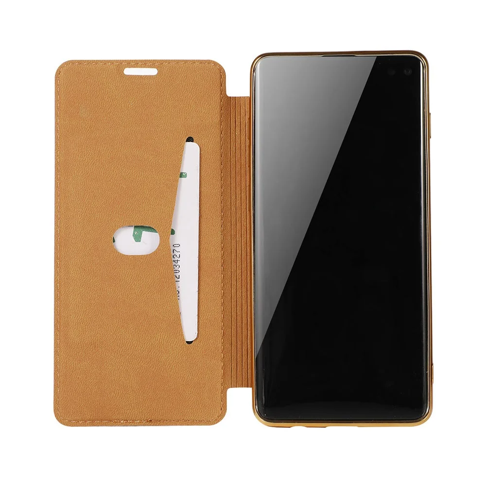 KISSCASE модный кожаный чехол книжка с бриллиантами для Samsung S8 S9 Plus S10 S10E Чехлы карт Funda