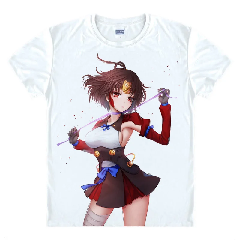 Аниме-рубашка Coolprint футболки кабанери Железной Крепости с коротким рукавом