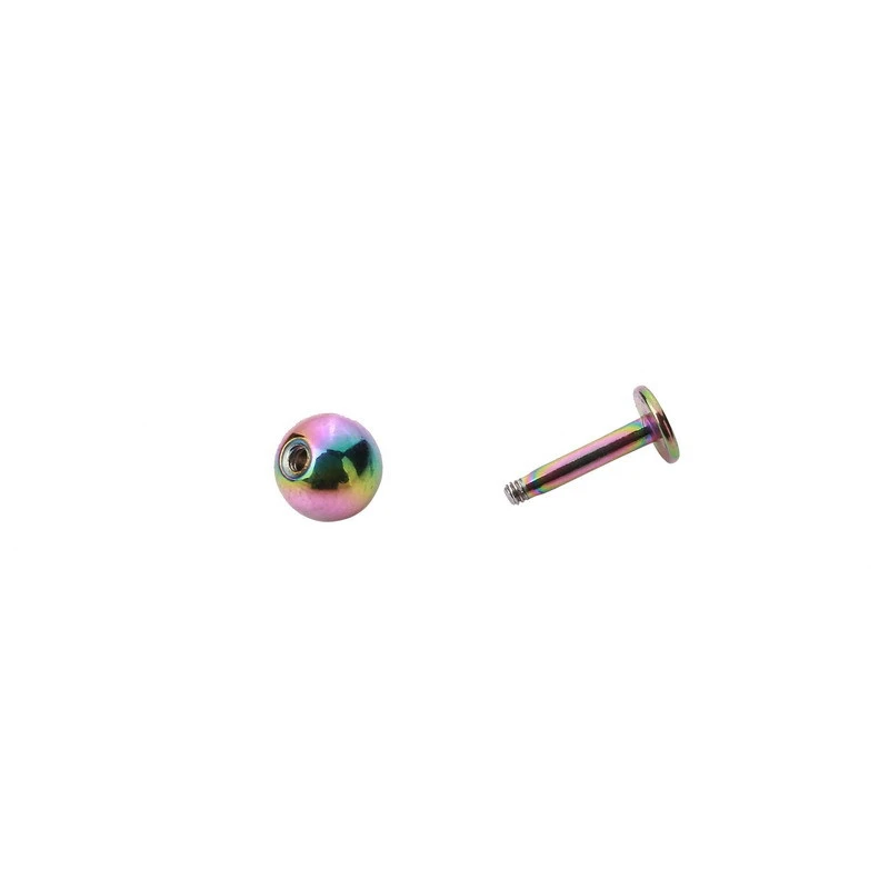 Medical Titanium Steel Prevent Allergy Round Ball Ear Bone Nail 4 Size Color Women Men Unisex Fashion Earring Stud | Украшения и