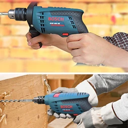 Bosch набор ударной дрели многофункциональный бытовой электродрель отвертка электрический молоток Toolbox GSB600RE
