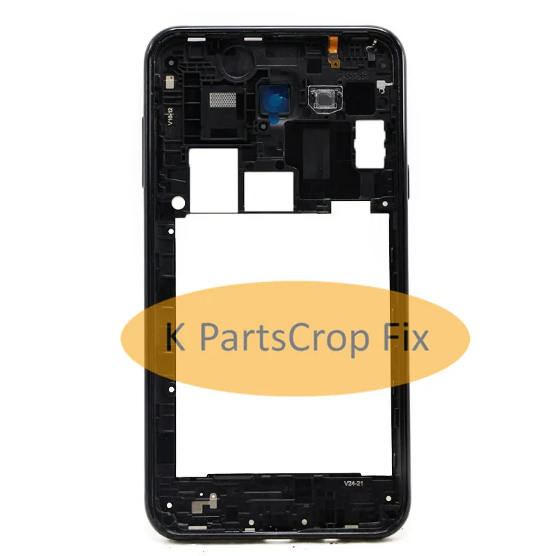 Для samsung Galaxy J7 Neo SM-J701M J701 J701F J701Y средняя рамка Корпус Шасси пластина рамка+ камера стеклянный объектив