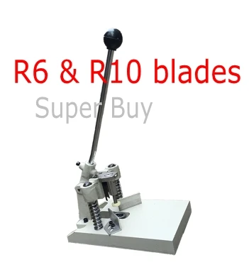 

Manual corner rounder cutter machine with 1/4'' and 3/8'' dies, Heavy duty for photo books , PVC cards