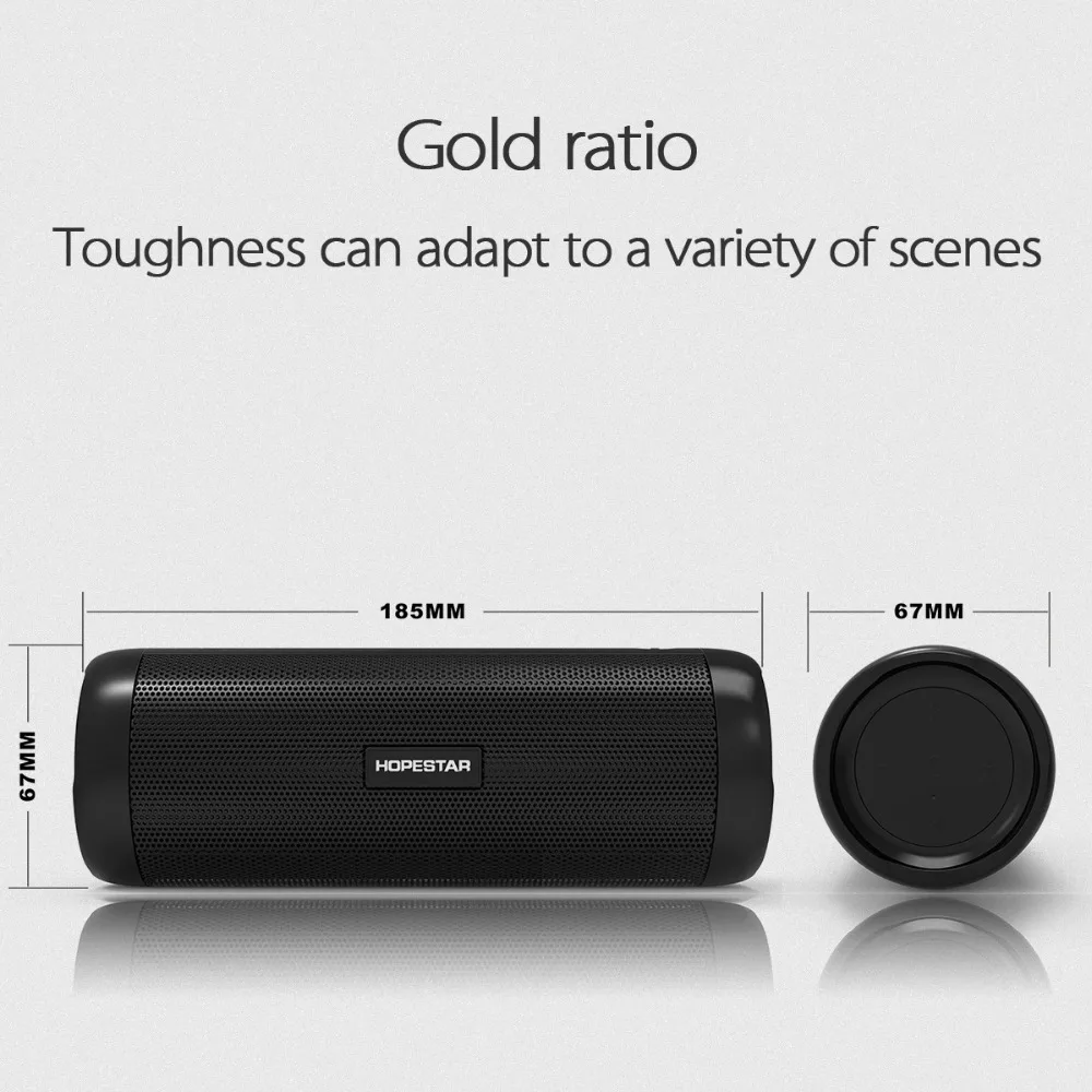 Hopestar P4 открытый Беспроводной Bluetooth Динамик Мощность банк Портативный бас стерео