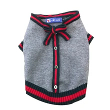 Pet Clothing Dog Clothes Method Bucket Bow Sweater Pet Popular Brand Fashion Autumn And Winter New Style Hot Selling