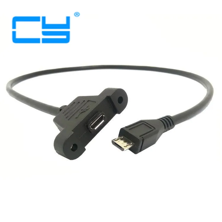50 см панель принтера крепление Micro USB 2 0 B гнездо для 5 Pin Мужской кабель 30 100 150 см|panel