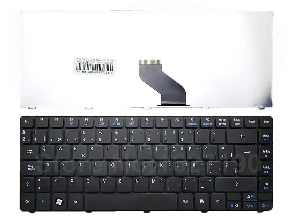 SP испанская клавиатура для ACER Aspire 4741G 4745 Emachine D640 черная Совместимость с 3810T Новые клавиатуры для ноутбуков с