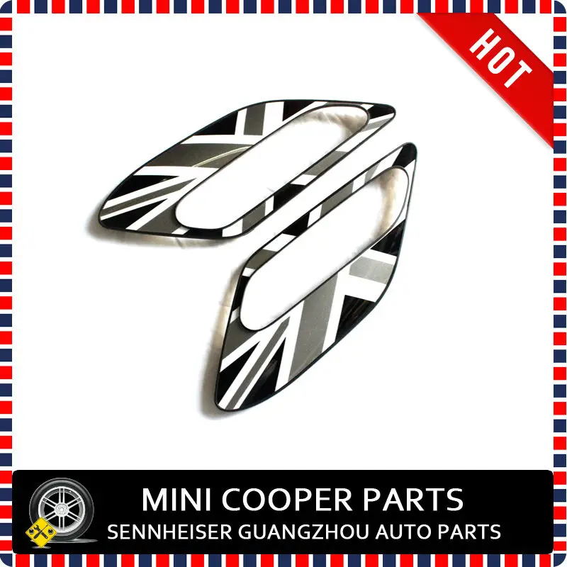 Абсолютно новые оригинальные запасные части боковые Scuttle Black Union Jack Style для mini cooper