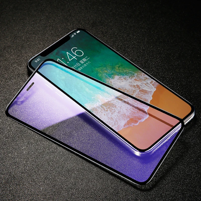 3D полноэкранная защита для iPhone X, ультратонкое закаленное стекло с полным покрытием, Защитное стекло для iPhone X, стеклянная пленка