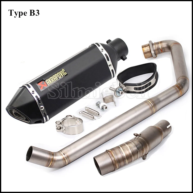 CB150R Escape Moto выхлопная труба для Honda CBR150R CBR150 без шнуровки мотоцикла Akrapovic глушитель