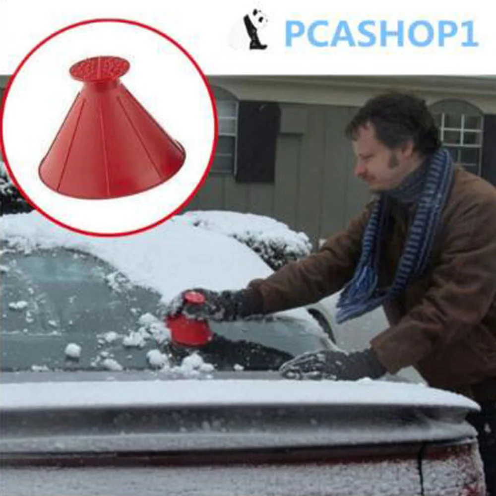 Shovel Snow Car Tool Funnel Windshield Magic Ice Scraper Outdoor Cone Shaped Remover Winter | Автомобили и мотоциклы