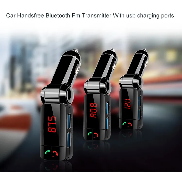 Bluetooth автомобильный комплект громкой связи fm передатчик Автомобильный MP3 плеер