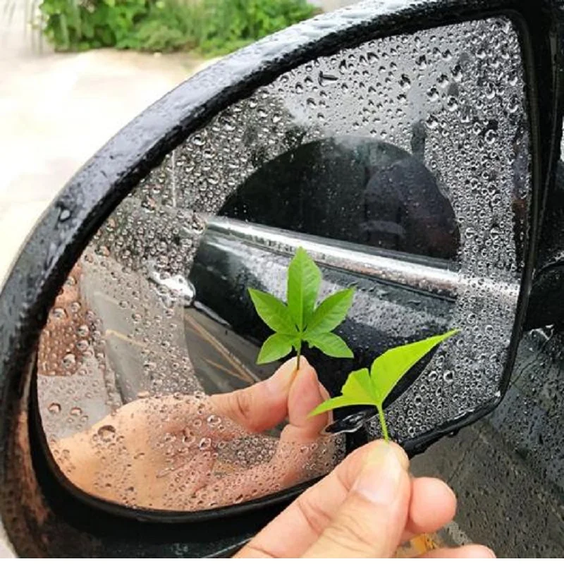 

Rainproof Car Rearview Mirror Stickers Film Anti Fog Transparent Window Clear Protection Nano Safety Drive Universal Auto Goods