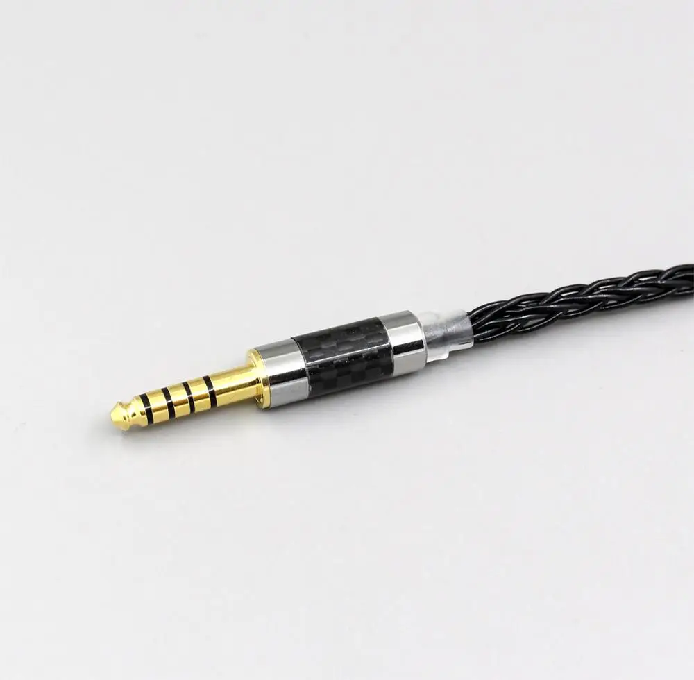 4.4mm 5pole XLR сбалансированный 3,5 мм 2,5 мм 8 ядер посеребренный для наушников кабель для Sennheiser IE40 Pro LN006355 - Цвет: 4.4mm 5pole
