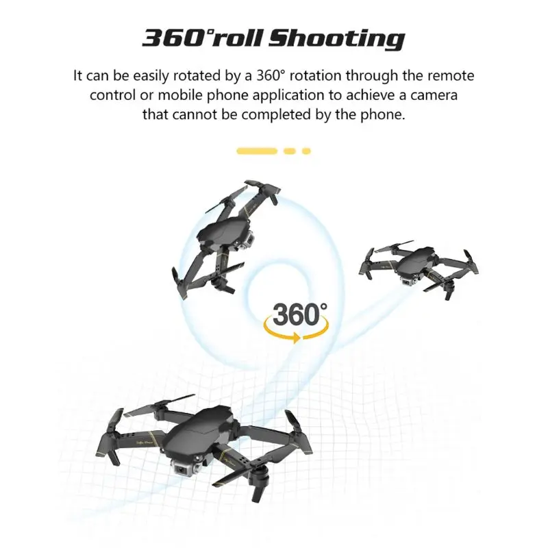 Премиум GD89 wifi FPV 480P 1080P HD камера режим удержания высоты складной Радиоуправляемый Дрон RTF