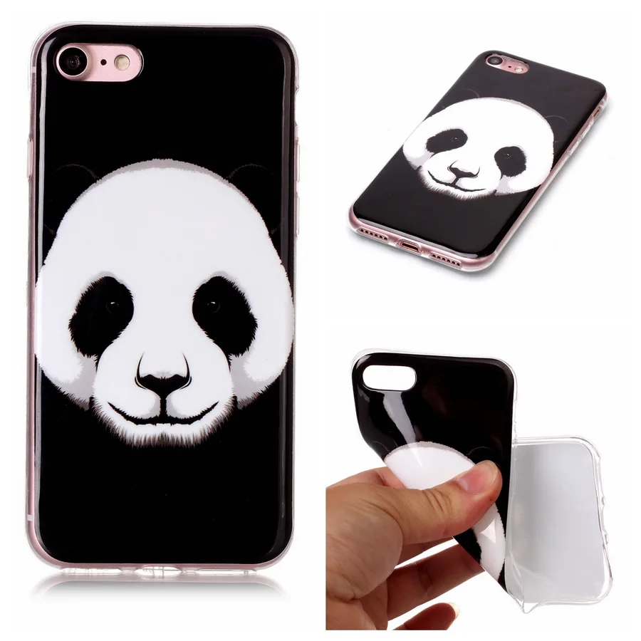 Lancase для iphone 8 силиконовый чехол с рисунком Совы милые животные гель мягкий Plus ТПУ