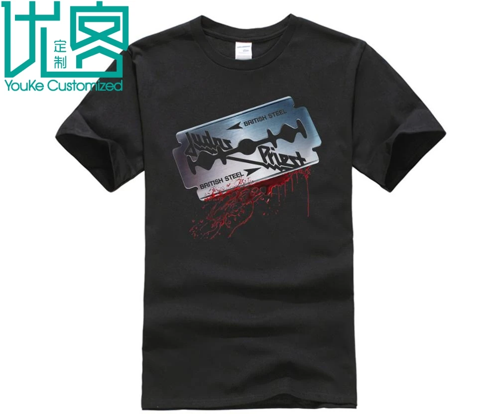 Мужская футболка с надписью Judas Priest черная в британском стиле S M L XL 2XL 3XL|Мужские