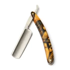 Мужские инструменты для бритья, бритва в стиле ретро, складная прямая бритва + щетка для бритья + ремень для стрижки, профессиональные аксессуары для парикмахера