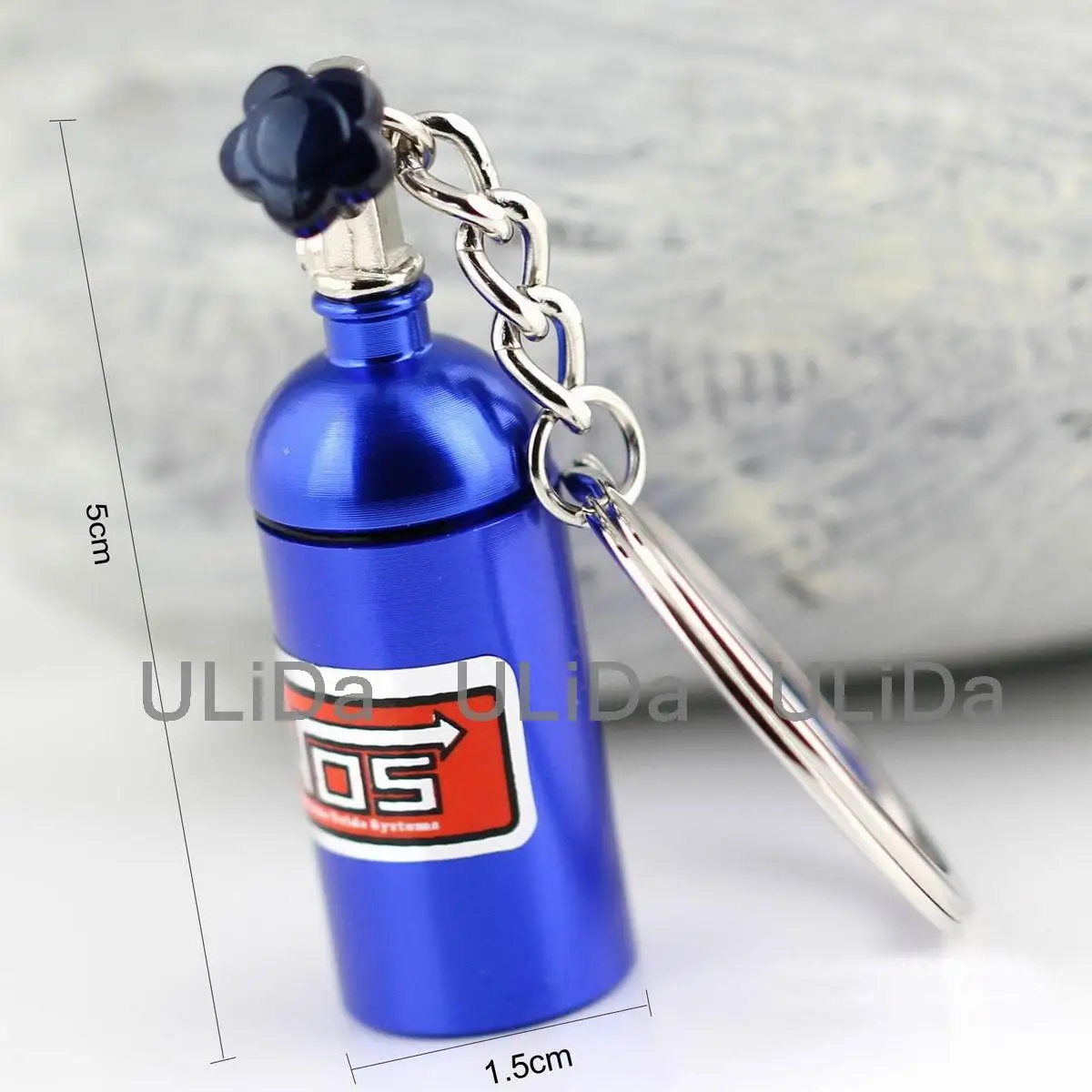 

CNC Aluminum Scale Turbo Simulation Nitrous Oxide Bottle 7g for 1/10 Rc Car